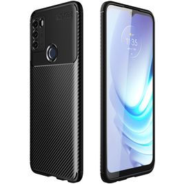 Mobigear Racing Motorola Moto G50 Hoesje Flexibel TPU Backcover - Zwart