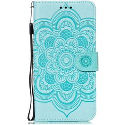 Mobigear Mandala iPhone 11 Hoesje Bookcase Portemonnee - Turquoise