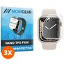 Mobigear Apple Watch - 41 mm Hydrogel TPU Screenprotector - Case Friendly (3-Pack)