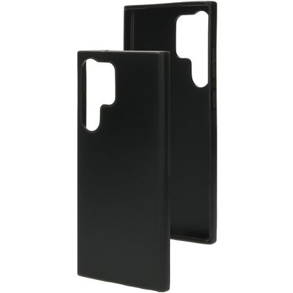 Mobiparts Classic Samsung Galaxy S23 Ultra Hoesje Flexibel TPU Backcover - Matt Black