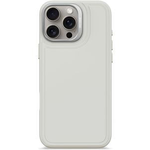 Decoded Stacks iPhone 16 Pro Max Siliconen MagSafe Hoesje Backcover - Stone Grey