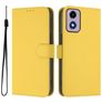 Mobigear Urban Wallet Motorola Moto G04 Hoesje Bookcase Portemonnee - Geel