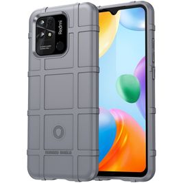Mobigear Rugged Shield Xiaomi Redmi 10C Hoesje Flexibel TPU Backcover Shockproof - Grijs
