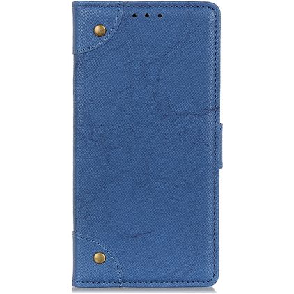 Mobigear Ranch Motorola One Fusion Plus Hoesje Bookcase Portemonnee - Blauw