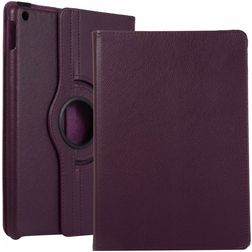 Mobigear DuoStand iPad 9 (2021) Hoes Draaibare Bookcase - Paars