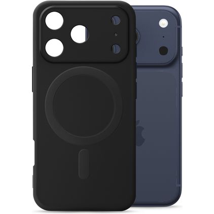 My Style Protective Flex iPhone 17 Pro Max MagSafe Hoesje Flexibel TPU Backcover - Zwart