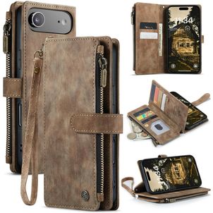 CaseMe C30 iPhone Air Hoesje Bookcase Portemonnee - Bruin