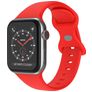Mobigear Sport Dual Siliconen Apple Watch Bandje Druksluiting - 42/41/40/38 mm - Rood