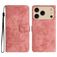 Mobigear Butterfly iPhone 17 Pro Hoesje Bookcase Portemonnee - Roze