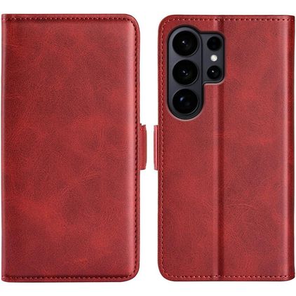 Mobigear Slim Magnet Samsung Galaxy S26 Ultra Hoesje Bookcase Portemonnee - Rood