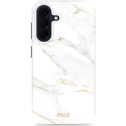 MIO Samsung Galaxy A57 MagSafe Hoesje Hardcase Backcover - White Marble