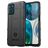 Mobigear Rugged Shield Motorola Moto G42 Hoesje Flexibel TPU Backcover Shockproof - Zwart