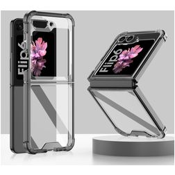 Mobigear Crystal Samsung Galaxy Z Flip 6 Hoesje Hardcase Backcover - Zwart