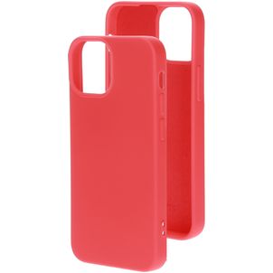 Mobiparts iPhone 13 Mini Siliconen Hoesje Backcover - Scarlet Red