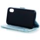 Mobigear Marble iPhone XS Max Hoesje Bookcase Portemonnee - Blauw