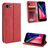 Mobigear Sensation iPhone SE (2020) Hoesje Bookcase Portemonnee - Rood