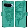 Mobigear Butterfly Google Pixel 9 Pro XL Hoesje Bookcase Portemonnee - Groen