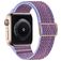 Mobigear W Texture Nylon Apple Watch Bandje Elastische band - 42/41/40/38 mm - Paars