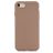 Mobigear Colors iPhone SE (2020) Hoesje Flexibel TPU Backcover - Bruin