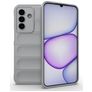Mobigear Bumpy Samsung Galaxy A27 Hoesje Flexibel TPU Backcover - Grijs