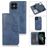 Mobigear Wallet iPhone 12 Hoesje Uitneembare 2in1 Bookcase Portemonnee - Donkerblauw