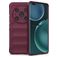 Mobigear Bumpy HONOR Magic 4 Pro Hoesje Flexibel TPU Backcover - Bordeauxrood