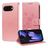 Mobigear Flowers Google Pixel 9a Hoesje Bookcase Portemonnee - Roségoud