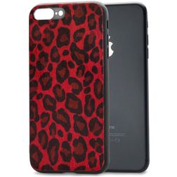 Mobilize Gelly iPhone 8 Plus Hoesje Flexibel TPU Backcover - Leopard