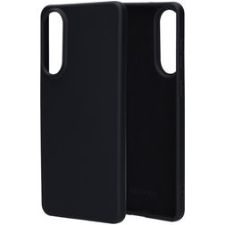 Mobiparts Samsung Galaxy S25 Edge Siliconen Hoesje Backcover - Zwart