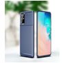 Mobigear Racing OPPO Reno 4 Hoesje Flexibel TPU Backcover - Blauw