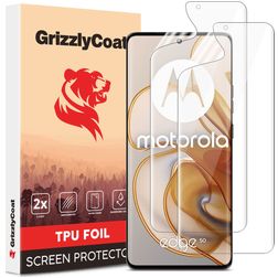 GrizzlyCoat Motorola Edge 50 Hydrogel TPU Screenprotector - Case Friendly (2-Pack)