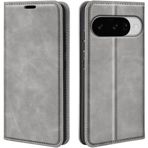 Mobigear Retro Slim Google Pixel 10 Hoesje Bookcase Portemonnee - Grijs