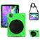 Mobigear SureGrip XGuard iPad Pro 12.9 Inch (2020) Hoes Hard Kunststof,Siliconen Backcover + Stylus Houder + Schouderband + Standaard - Groen