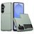Mobigear Card Samsung Galaxy S26 Plus Hoesje Hardcase Backcover Shockproof met Pasjeshouder - Donkergroen