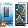 Mobigear Premium Nokia X20 Glazen Screenprotector - Case Friendly - Zwart (2-Pack)