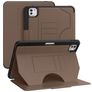 Mobigear Magnetic Folio iPad Pro 11 Inch (2024) Hoes Bookcase + Stylus Houder - Bruin