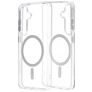 Mobiparts Hardcover Doorzichtig Samsung Galaxy S25 MagSafe Hoesje Hardcase Backcover - Transparant