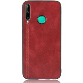 Mobigear Stitch Huawei P40 Lite E Hoesje Backcover - Rood