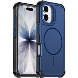 Mobigear Airbag Shockproof iPhone 17 MagSafe Hoesje Hardcase Backcover Shockproof - Blauw