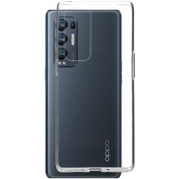 Mobiparts Classic Doorzichtig OPPO Find X3 Neo Hoesje Flexibel TPU Backcover - Transparant