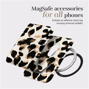 MIO Pasjeshouder - 3 Pasjes - MagSafe Compatible - Leopard