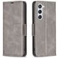 Mobigear Excellent Samsung Galaxy S24 Hoesje Bookcase Portemonnee - Grijs