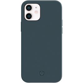 Valenta Snap Luxe iPhone 12 Mini Hoesje Echt Leer Backcover - Blauw