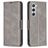 Mobigear Excellent Samsung Galaxy S25 Hoesje Bookcase Portemonnee - Grijs