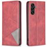 Mobigear Rhombus Slim Samsung Galaxy A56 Hoesje Bookcase - Rood