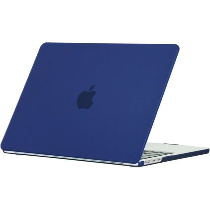 Mobigear Matte MacBook Air 13 Inch (2022-2026) Hoes Hardshell Laptopcover MacBook Case - Donkerblauw - Model A2681 / A3113 / A3240 / A3449