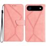Mobigear Stitch iPhone Air Hoesje Bookcase Portemonnee - Roze