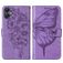 Mobigear Butterfly Samsung Galaxy A05 Hoesje Bookcase Portemonnee - Paars