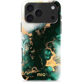 MIO iPhone 17 Pro MagSafe Hoesje Hardcase Backcover - Green Marble