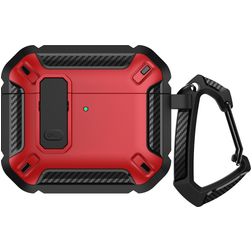 Mobigear Armor Clip Apple AirPods 4 Hardcase Hoesje - Rood